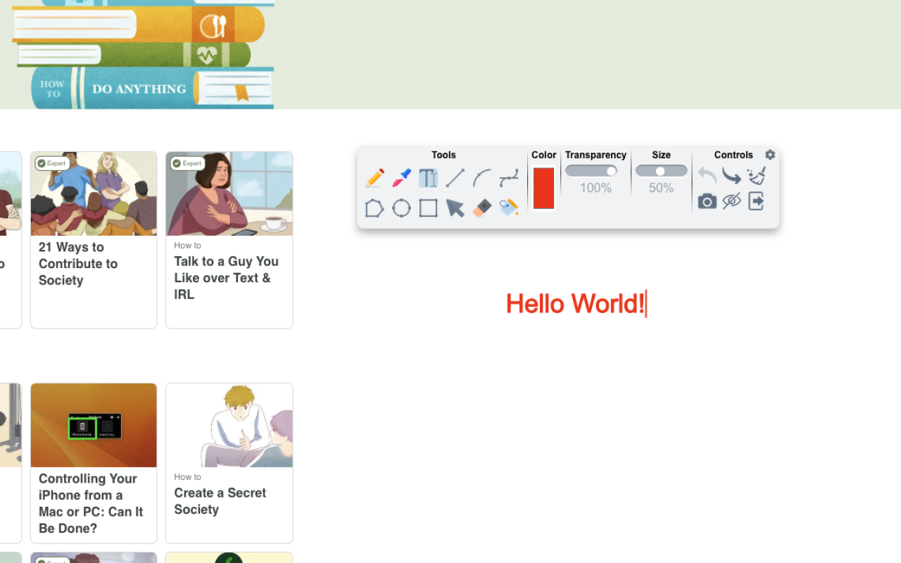 Text demo